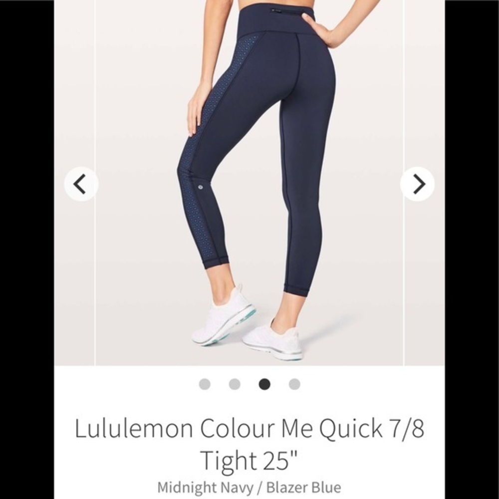 Lululemon Color me Quick Leggings